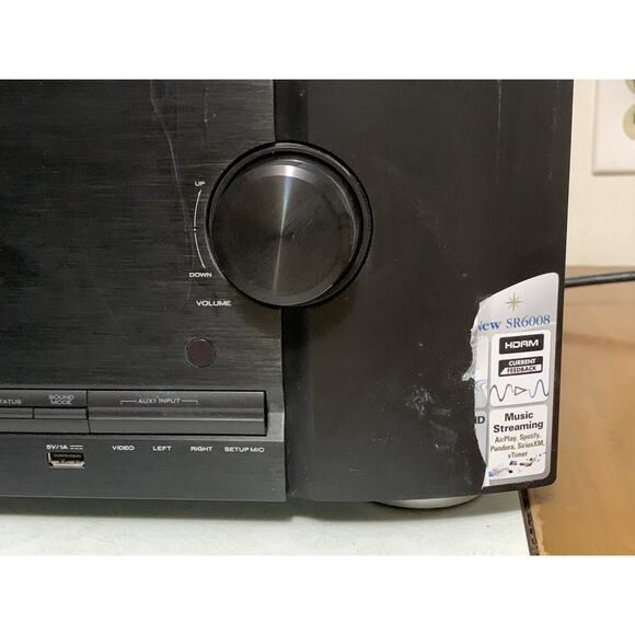 Marantz SR6008 AV Surround Receiver Black 7.2 Ch 8 OHMS 4K & More Tested - Picture 4 of 10